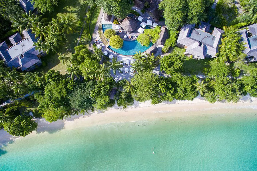 Aerial view of Ephelia Resort, Seychelles | Go2Africa