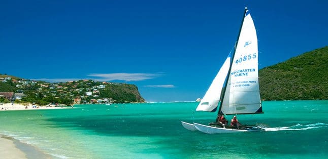 Viaje por la Ruta de los Jardines: disfrute de un crucero en catamarán por la laguna de Knysna