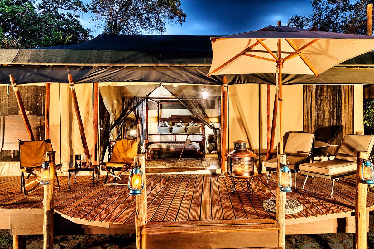 Sand River Masai Mara Tented Camp, perfectly located for the Wildebeest Migration
