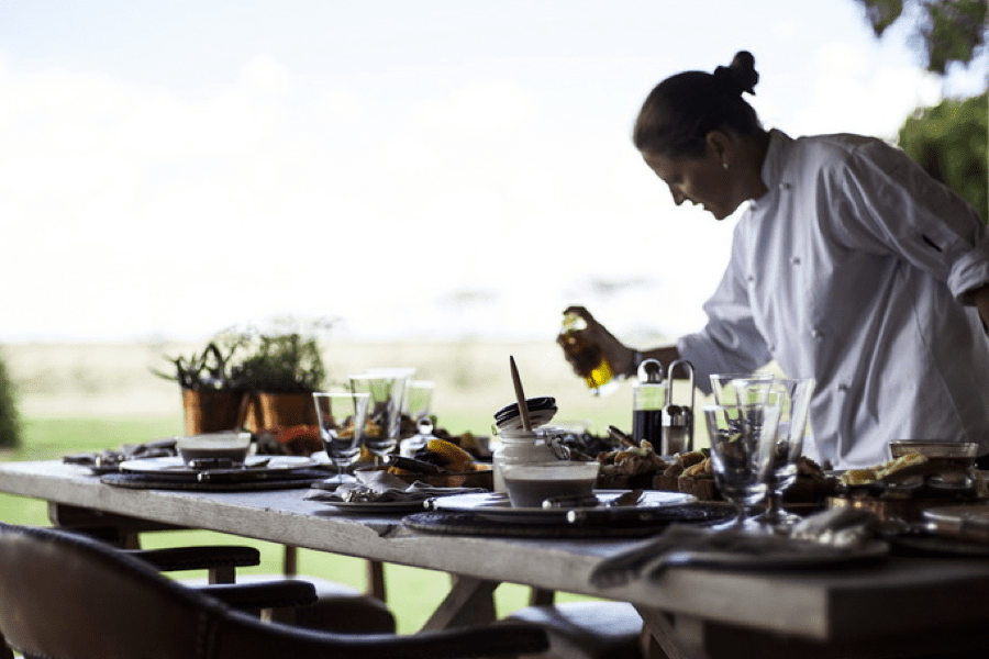 Almuerzo en un lodge de safari, Kenia | Go2Africa