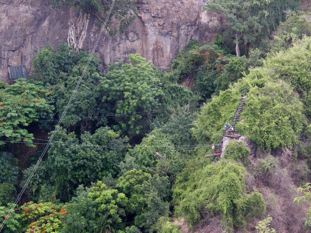 Zip-lining at Victoria Falls | Go2Africa