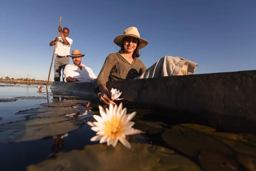 Okavango Delta's waterways by mokoro | Go2Africa