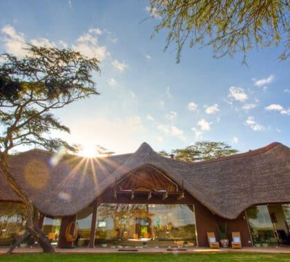 Exterior de Solio Lodge.