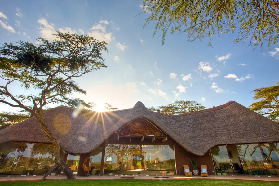 Exterior de Solio Lodge.