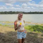 A leisurely pause along the river for refreshments