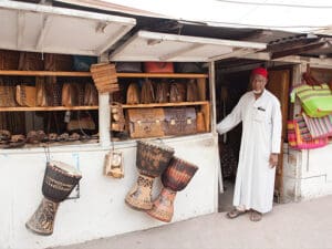 Spend time exploring Brazzaville's colourful local markets.