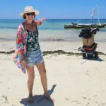 Beachside luggage transfers.