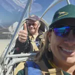 Surcando los cielos en planeador en Ciudad del Cabo. 