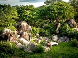 Jabali Ridge is set on the banks of the Mwagusi River in the northern area of the park.