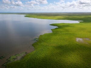 Lake Urema lies at the heart of Gorongosa & is surrounded by vast floodplains. © Piotr Naskrecki
