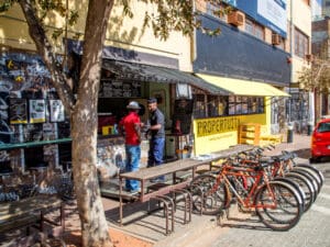 Maboneng is a culturally diverse, trendy and up-and-coming neighbourhood.