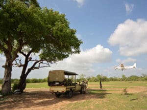 A la mayoría de los lodges de esta parte de Tanzania sólo se puede acceder en avión o en barco, ¡una aventura en sí misma!
