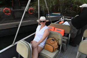 Paseo en barco por Zimbabue. 