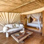 Alfajiri Beach bedroom.