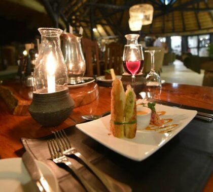 A private dinner can be arranged to create a romantic atmosphere for you and your partner.