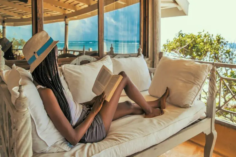 After a day of activities, wind down with a good book and listen to the soothing sounds of the waves rolling onto shore.