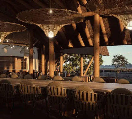 Chobe Savanna Lodge | Rendered image. Reopening after renovations in May 2026, new images coming soon. 