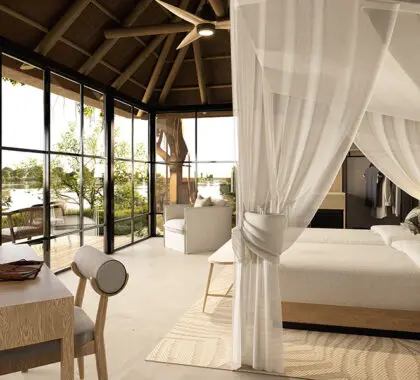 Chobe Savanna Lodge | Rendered image. Reopening after renovations in May 2026, new images coming soon. 