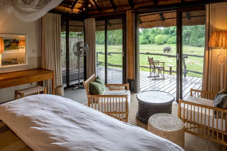 Spot wildlife from your suite.