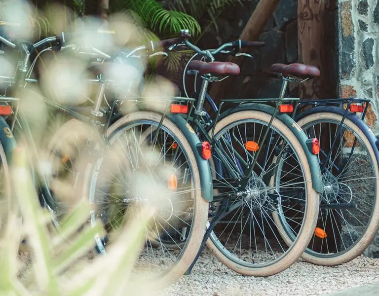 Take a hotel bicycle out to explore the island. 