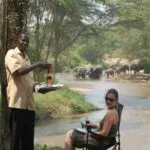 This is the life - Sip on a chilled drink as you enjoy close-up game viewing from the comfort of your chair.