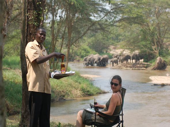 This is the life - Sip on a chilled drink as you enjoy close-up game viewing from the comfort of your chair.