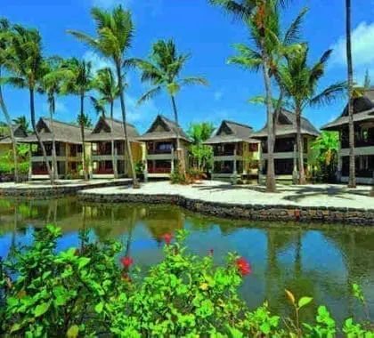 Le Prince Maurice has a number of deluxe villas that overlook pools and tropical gardens.