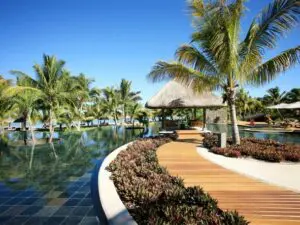 There are no fewer than four pools at LUX* Le Morne, not to mention the bath-warm lagoon.
