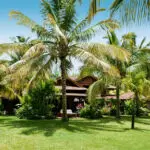 Accommodation opening onto sprawling, shaded lawns may suit families with energetic children!

