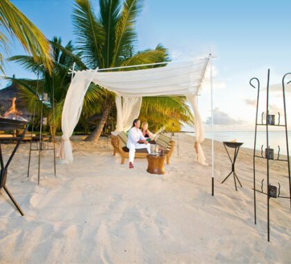 LUX* Le Morne is a great choice for couples who want the quieter atmophere of a smaller resort.
