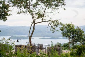 Virunga Lodge vista al lago