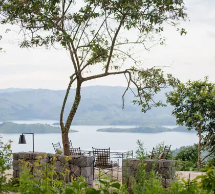 Virunga Lodge vista al lago