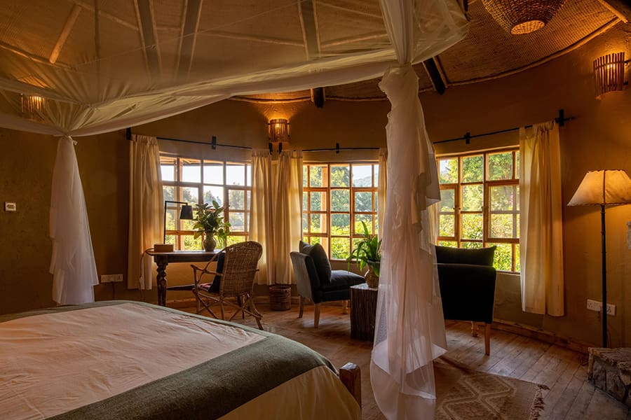 Virunga Lodge room