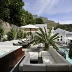 The pool area has large terraces offering magnificent views of Table Mountain and Lion’s Head
