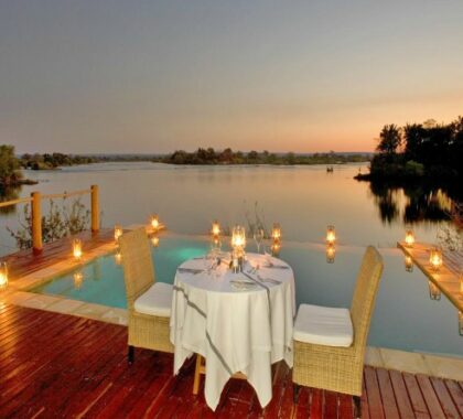 At Sanctuary Chuma, enjoy a romantic evening dining under the stars with delicious meals prepared by your own personal chef.