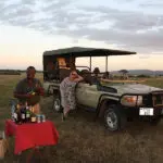 Sundowners en la naturaleza. 