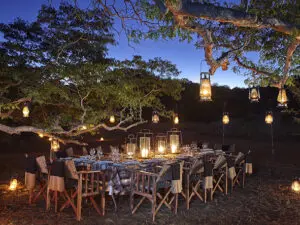 In line with the Singita tradition, n award-winning team of chefs prepare world-class gourmet dishes.