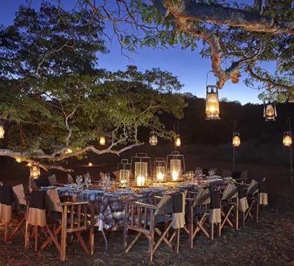 In line with the Singita tradition, n award-winning team of chefs prepare world-class gourmet dishes.