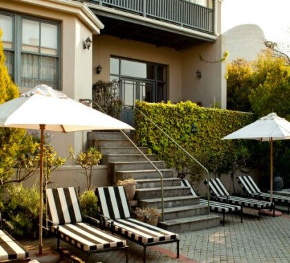 Welgelegen is a Victorian-era boutique hotel that is centrally located in a leafy suburb of the city.