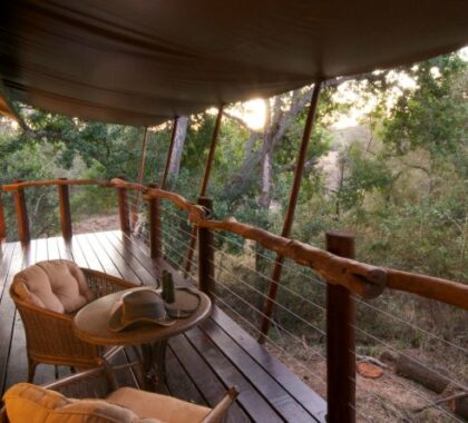 Spend tranquil moments soaking up the sights and sounds of the bush from your private balcony.