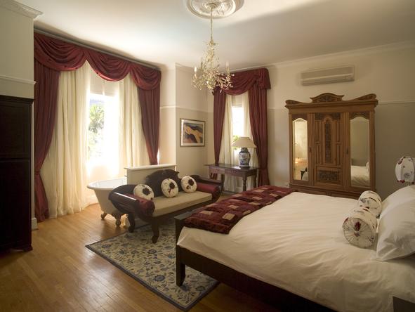 The bedrooms are spacious and elegantly furnished.
