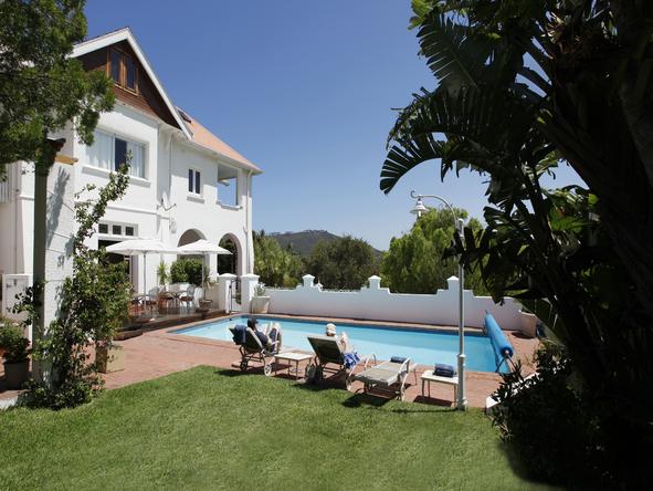 During the day you can soak up some warm Cape Town sunshine beside the pool.