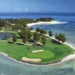 The golf course. 