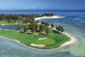 The golf course. 