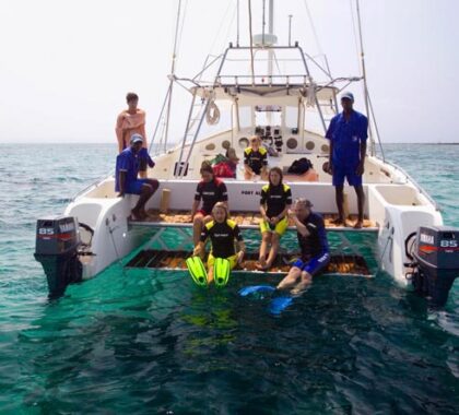 The best reefs are usually accessed via a dive boat