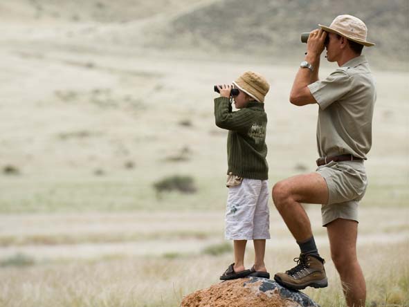 Don't forget to pack binoculars - there's always plenty to see for all ages!