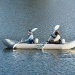 Canoe down the Zambezi River in Mosi-Oa-Tunya National Park.