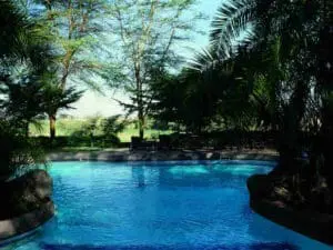 Have a dip in the pool to cool down from a sunny day.