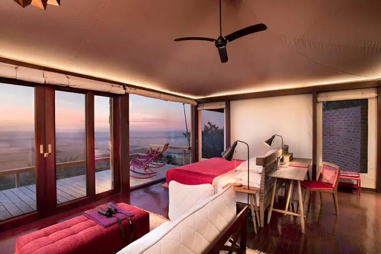 Vistas desde su dormitorio.