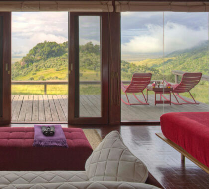 Endless views of the Mara from your bedroom.